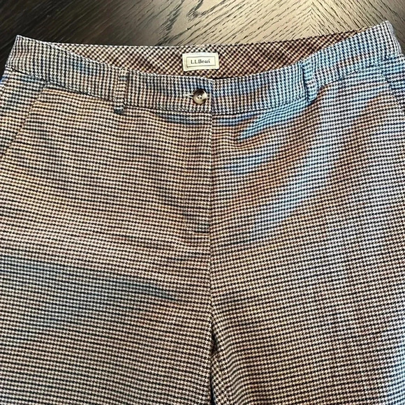 ⭐️LL Bean wide leg lined trousers size 14 petite - Picture 3 of 8